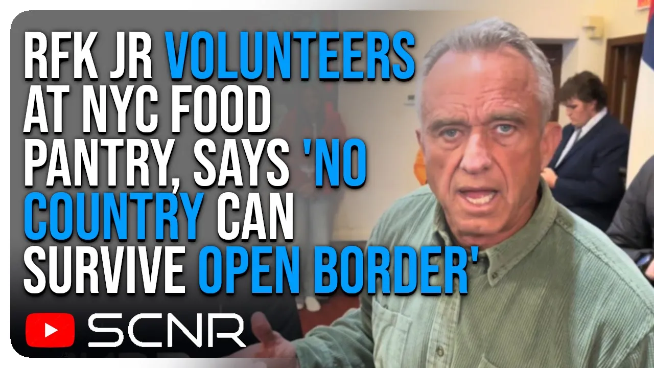 RFK Jr. VOLUNTEERS at NYC Food Pantry, Says 'NO NATION Can Survive OPEN BORDER' | SCNR