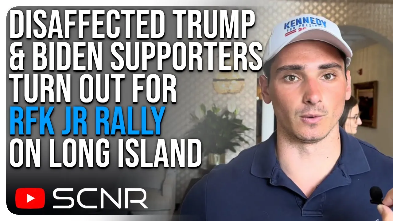 Disaffected Trump & Biden Supporters Turn Out for RFK JR RALLY on Long Island | SCNR