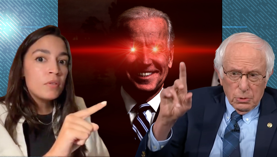 Bernie Sanders, AOC Throw Support Behind Biden Amid Calls to Step Down