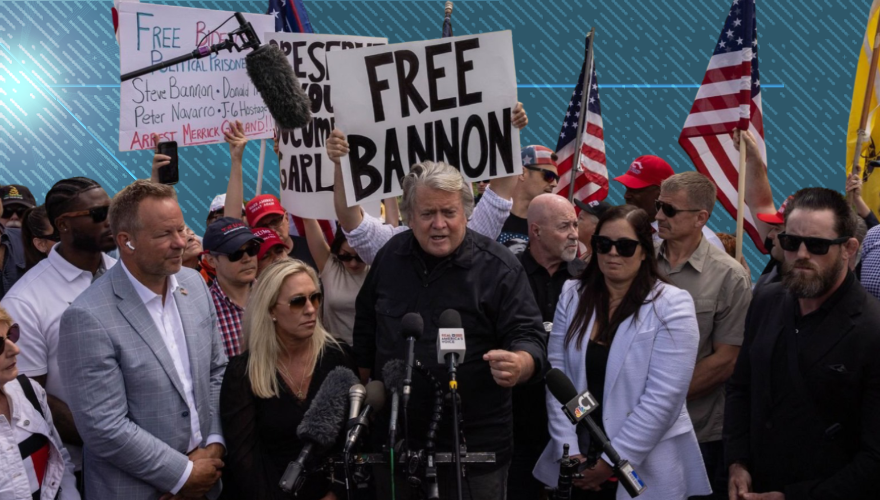 Steve Bannon Reports to Prison